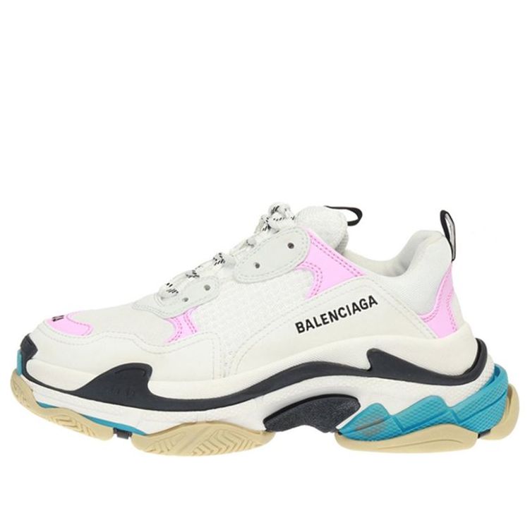 (WMNS) Balenciaga Triple S Trainer 'White Pink' 524039W09OM9054