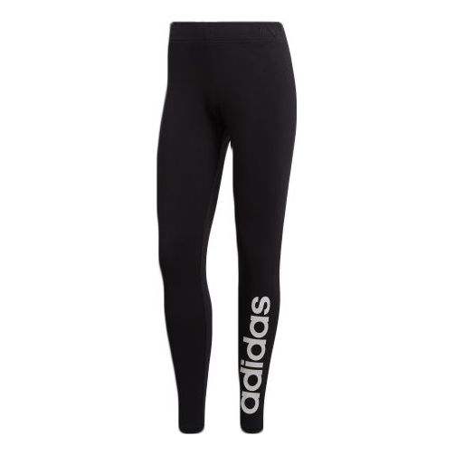 (WMNS) adidas Essentials Linear Leggings 'Black White' DP2386