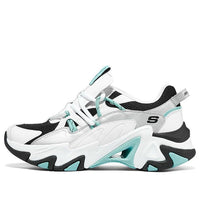 (WMNS) Skechers Stamina V3 'White Black Blue' 896072-WBKB