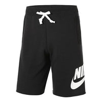 Men's Nike Lacing Breathable Logo Sports Shorts Black DM6817-010