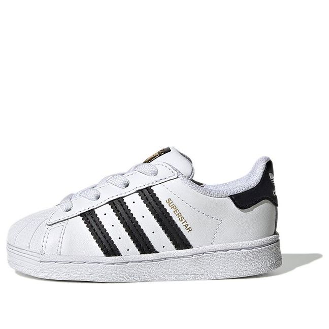 (TD) adidas Superstar Infant 'White Black' FU7717