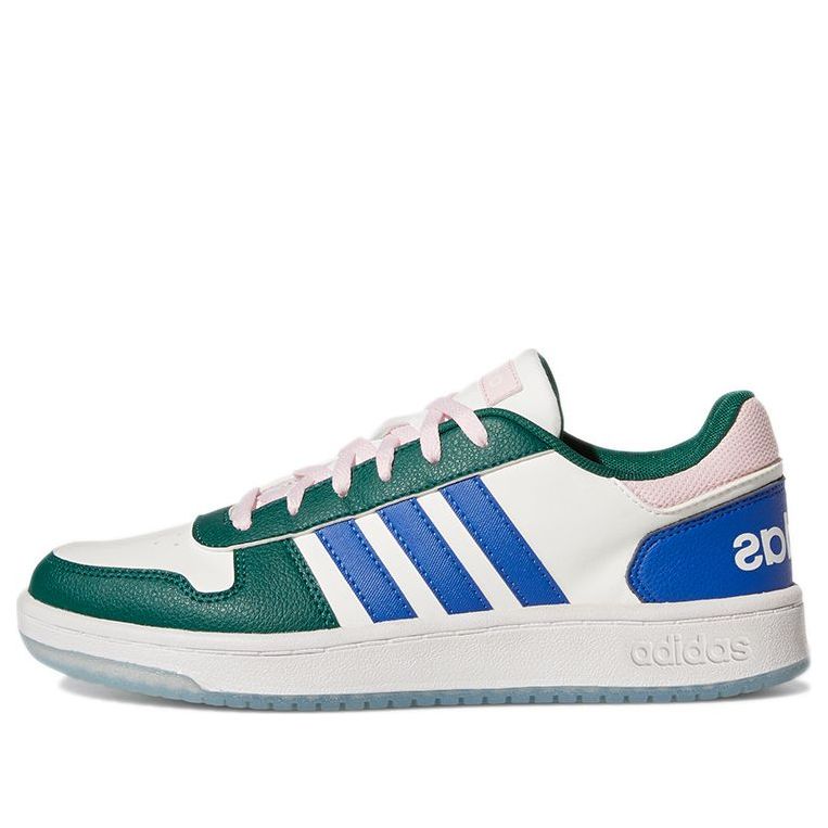 (WMNS) adidas neo Hoops 2.0 White/Green GW3368