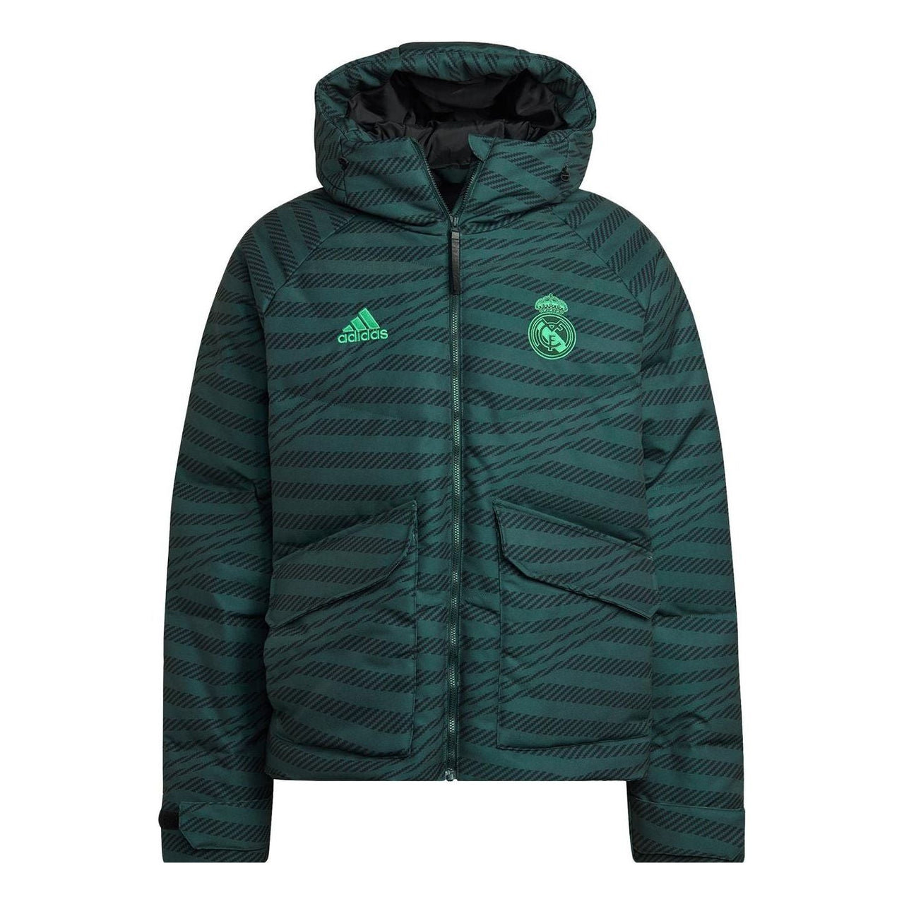adidas Real Madrid Down Jackets 'Green Black' HD1335