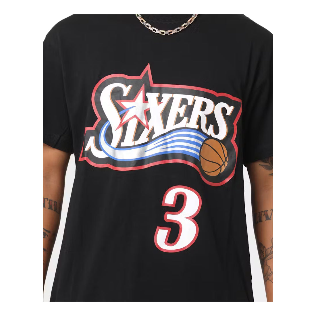Mitchell & Ness x NBA Philadelphia 76ers T-shirt 'Allen Iverson 3' MNAI0163