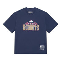 Mitchell & Ness x NBA Denver Nuggets Throwback Logo T-shirt 'Navy' MNJYSST230096-NAVY