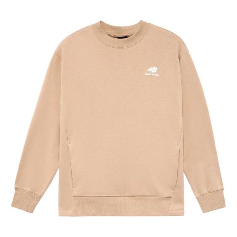 (WMNS) New Balance Sportswear Fleece Sweatshirt 'Orange White' AWT23337-INC