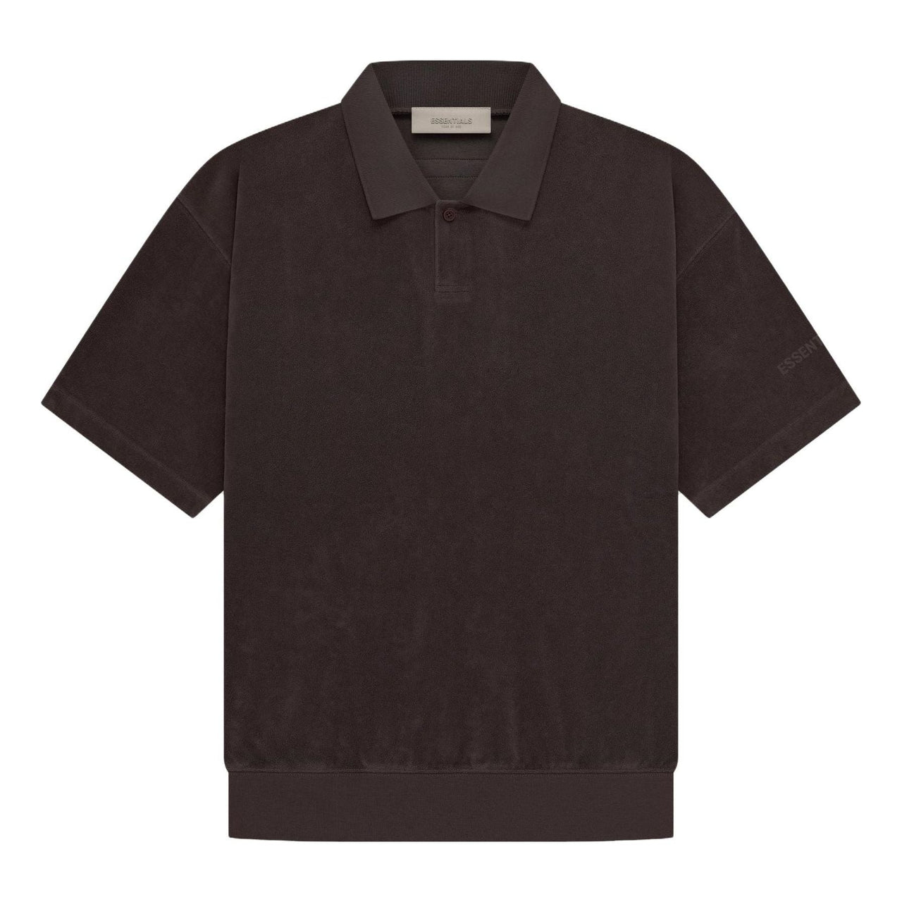 Fear of God Essentials SS23 Terry Polo Shirt 'Plum' FOG-SS23-341