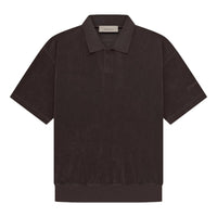 Fear of God Essentials SS23 Terry Polo Shirt 'Plum' FOG-SS23-341