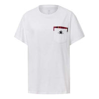 (WMNS) Converse Pocket Round Neck Short Sleeve White 10020519-102