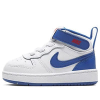 (TD) Nike Court Borough Mid 2 White/Blue CD7784-101