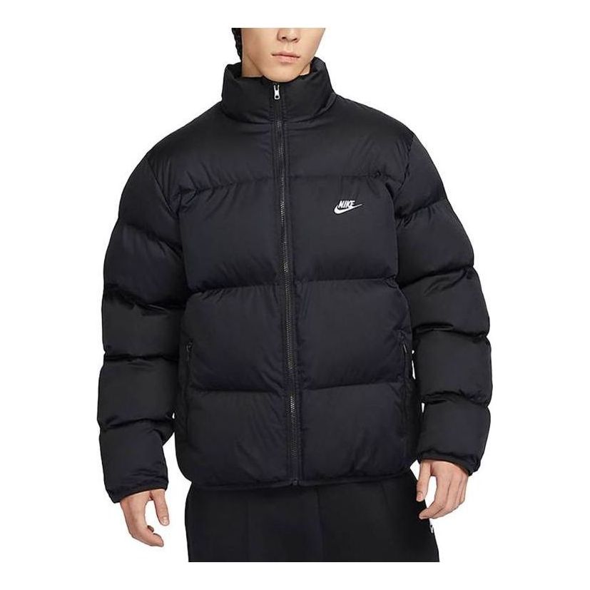 Nike Sportswear Club Puffer Jacket Asia Sizing 'Black' FB7369-010