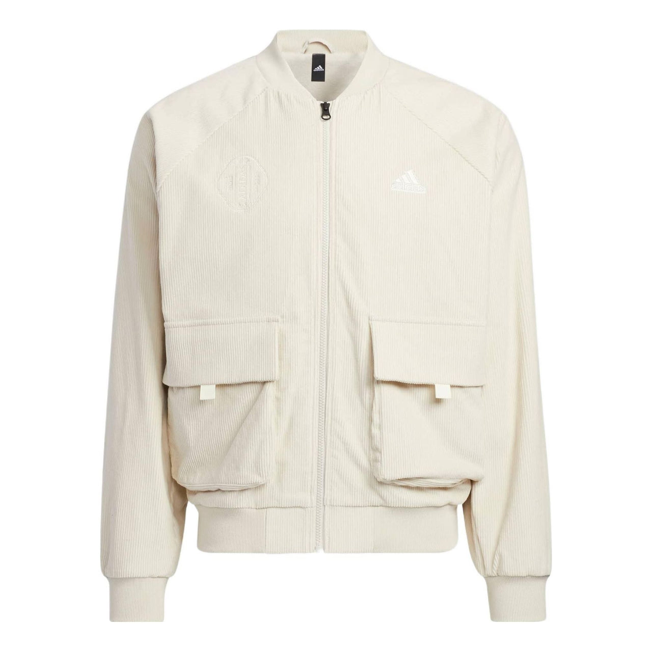 adidas St Cord Woven Jacket 'Cream White' HR4446
