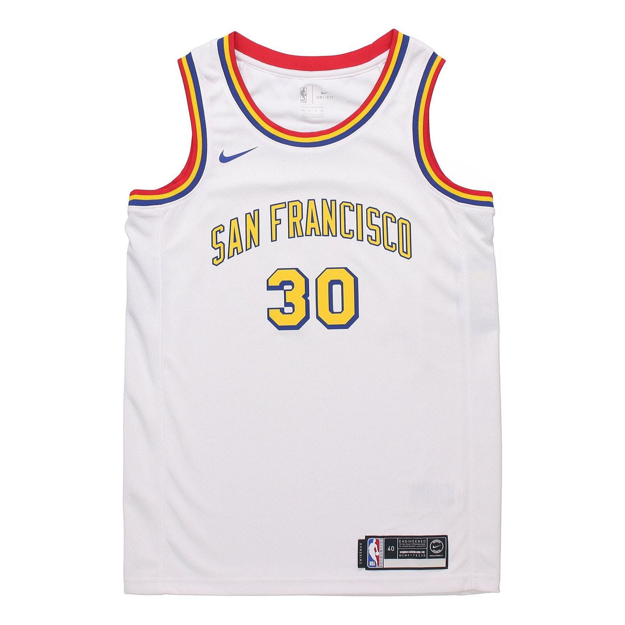 Nike NBA Stephen Curry Golden State Warriors 2019/20 Fan Edition Jersey #30 BQ8108-103