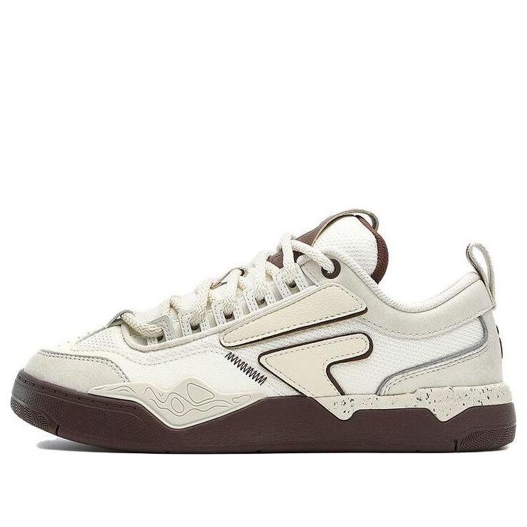 (WMNS) FILA FUSION Nollie Sneakers 'White Beige' T12W332301FGA