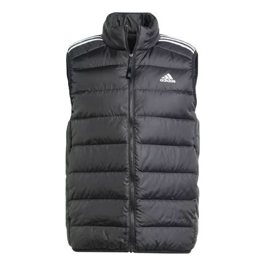 adidas Essentials 3-Stripes Light Down Vest 'Black' HZ5728