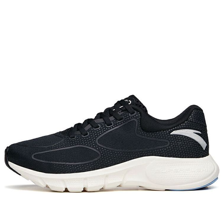 (WMNS) ANTA Running Series Sneakers 'Black Silver White' 122135555-2