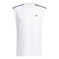 adidas All-World Sleeveless Tank Top 'White Black' IC2468