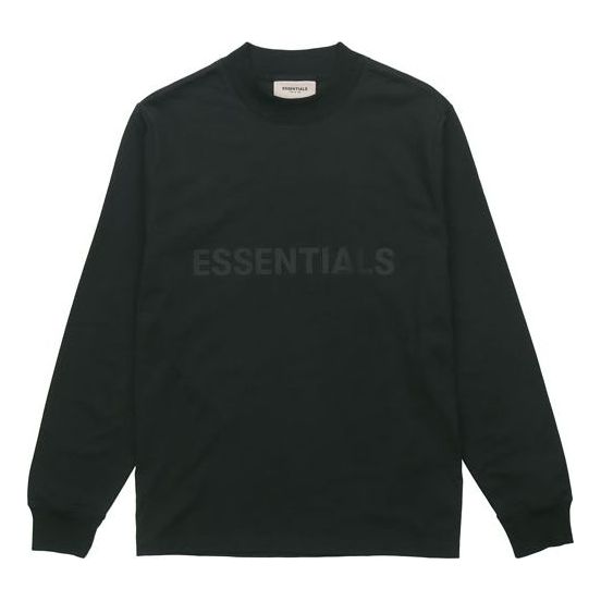 Fear of God Essentials FW20 Long Sleeve Logo Tee 'Black' FOG-FW20-244