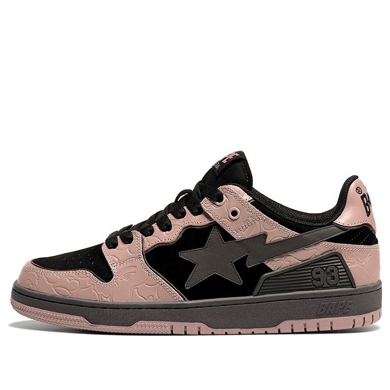 A BATHING APE SK8 Sta Black Pink 1H80-191-016