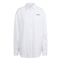 (WMNS) adidas 3-Stripes OS Long-sleeve Top 'White' IR9790