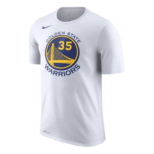 Nike Dri-Fit Golden State Warriors NBA Short Sleeve Kevin Durant White 870775-103