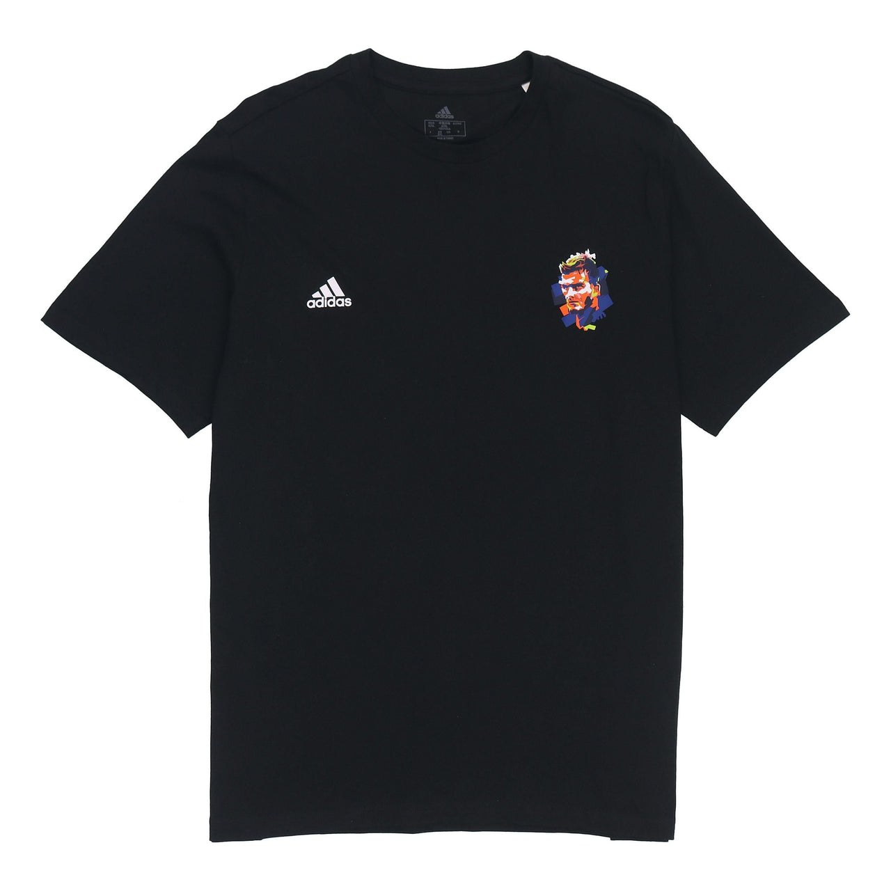 Men's adidas Beckham G T Athleisure Casual Sports Alphabet Round Neck Short Sleeve David Beckham No. 23 Black T-Shirt HA0939