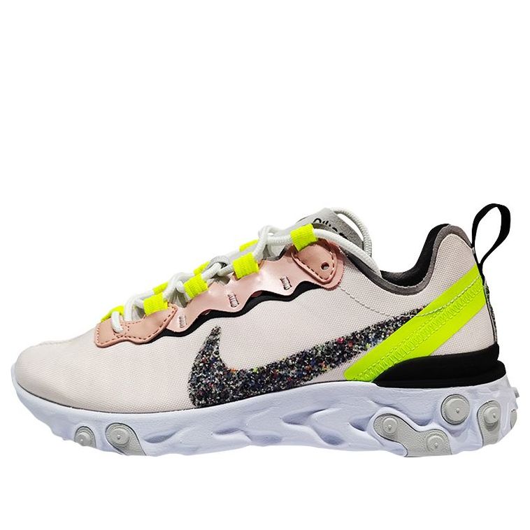 (WMNS) Nike React Element 55 Premium 'Light Soft Pink Volt' CD6964-600