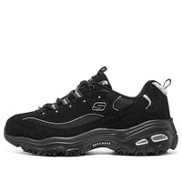 (WMNS) Skechers D'lites Sneakers 'Black' 896738-BBK