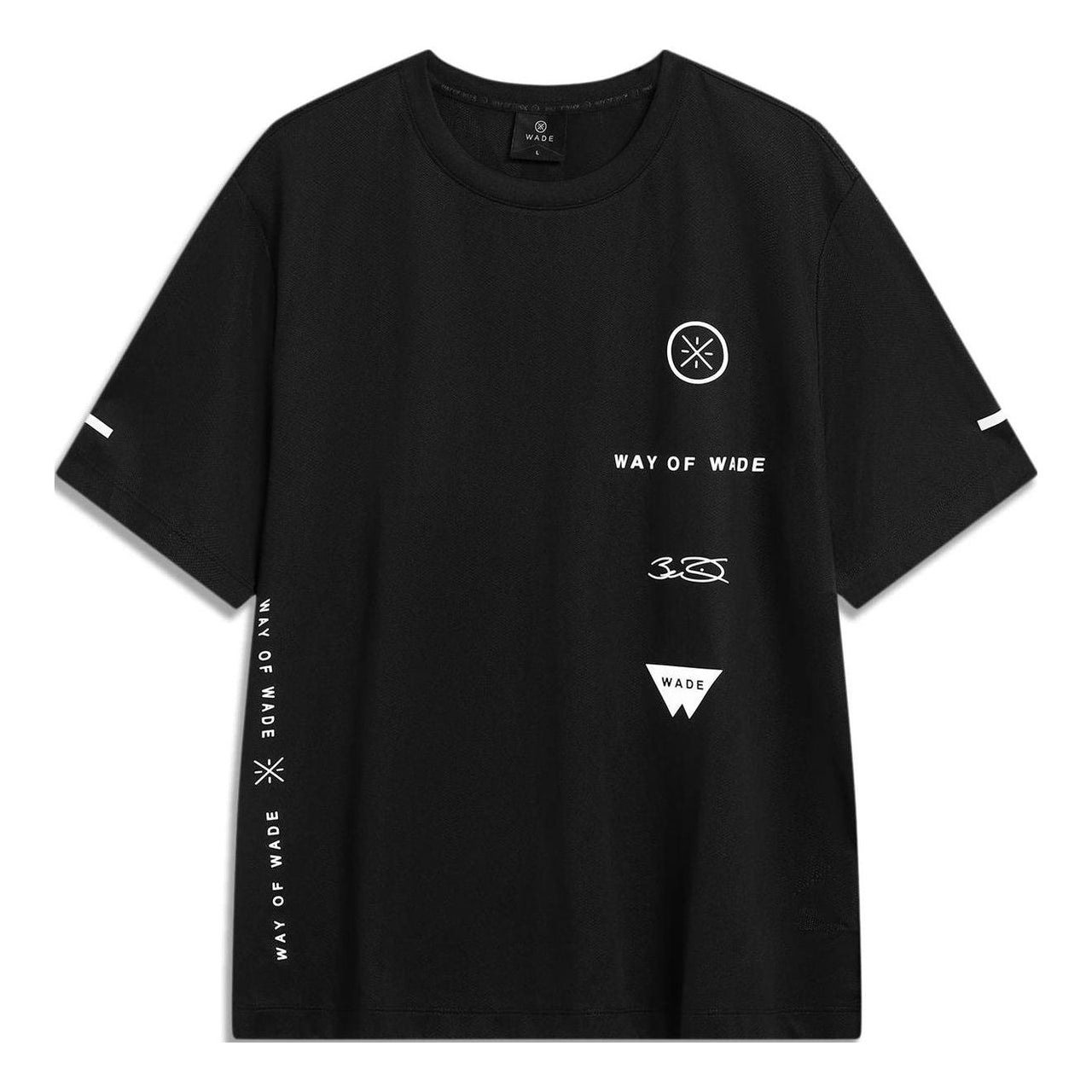 Li-Ning Wade Of Wade Logo T-shirt 'Black' ATST237-1