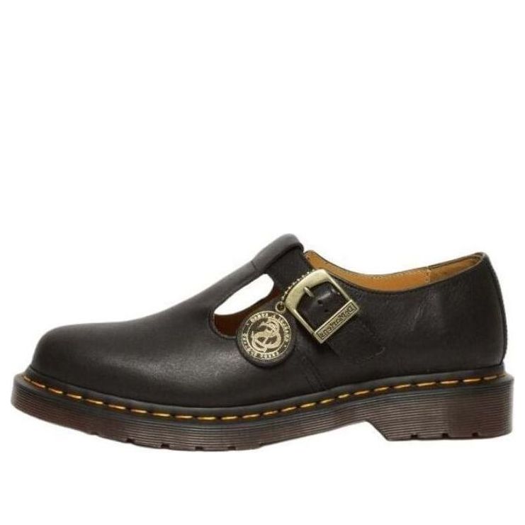 Dr. Martens T-Bar Regency Leather Mary Jane Shoes 'Black' 31528001