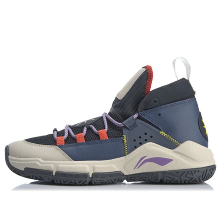 Li-Ning All Day 5 Mid-Top 'Black Blue Gray' ABPQ015-6