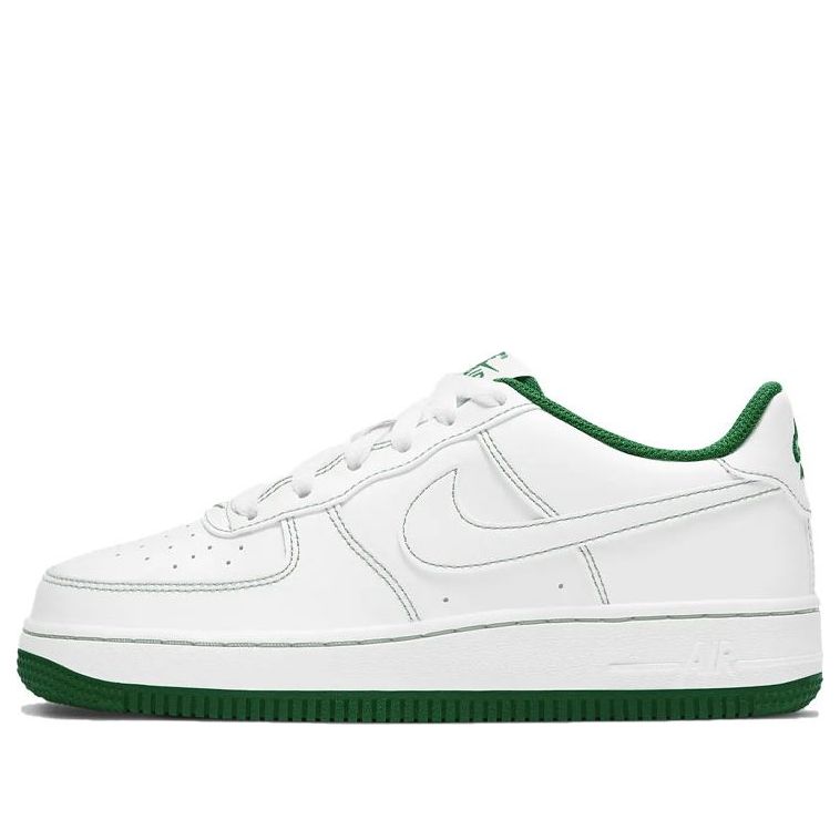 (GS) Nike Air Force 1 '07 Low 'Contrast Stitch - White Pine Green' CW1575-103