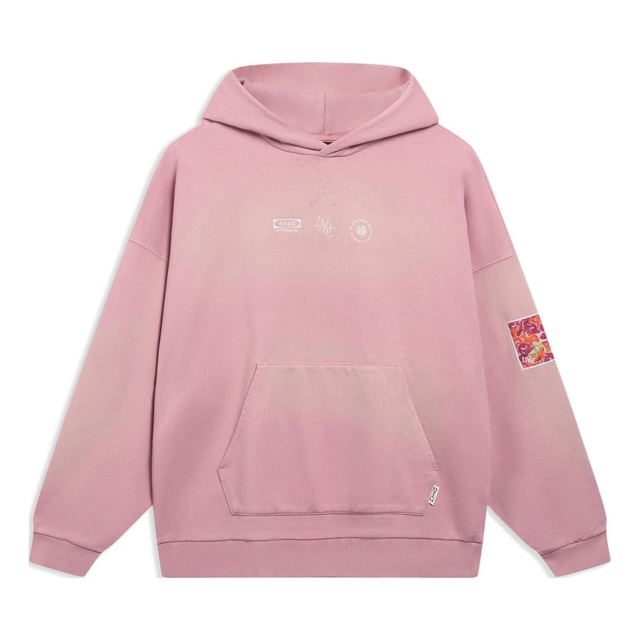 Li-Ning Chinese Culture Graphic Hoodie 'Washed Pink' AWDT243-2