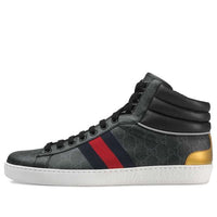 Gucci Ace GG High Top 'Black' 555197-92T20-1140