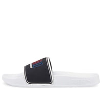 (GS) PUMA x SmileyWorld Leadcat 2.0 Slides 'White Black' 384494-01