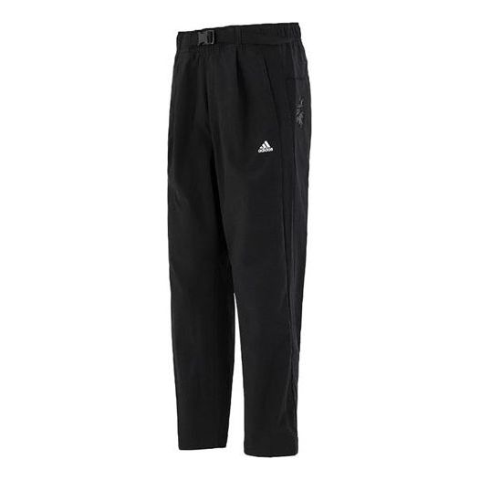 Men's adidas Wj Wv Reg Pnt Martial Arts Series Loose Sports Pants/Trousers/Joggers Black H39261