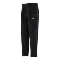 Men's adidas Wj Wv Reg Pnt Martial Arts Series Loose Sports Pants/Trousers/Joggers Black H39261