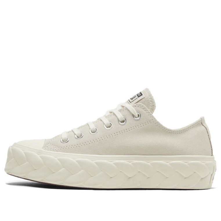 (WMNS) Converse Chuck Taylor All Star Platform Low 'Runway Cable - Egret' 568683C