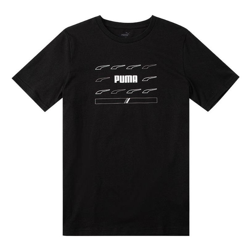 PUMA Graphic T-Shirts 'Black' 849571-01