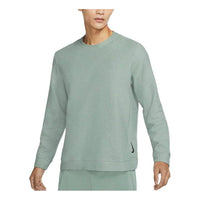 Men's Nike Solid Color Quick Dry Sports Gym Round Neck Pullover Smoke Grey DC5314-357