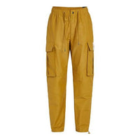 Men's Jordan Flight Woven Pocket Sports Pants/Trousers/Joggers Yellow CV3178-790