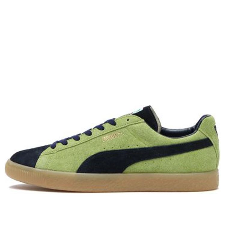 PUMA Suede Vtg Mij Jasmine Green Casual Skateboarding Shoes Black Brown 388132-01