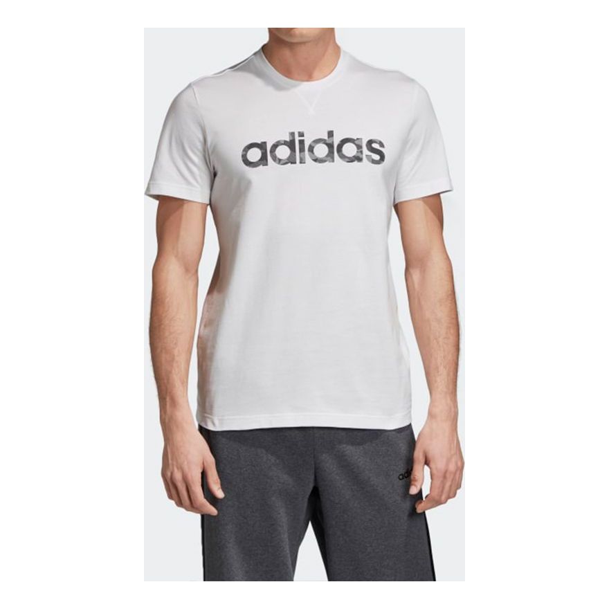 adidas Lin Tee Sports Stylish White FH6625