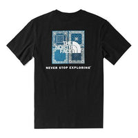 THE NORTH FACE Short Sleeve Bandana Square T-Shirt 'Black' NF0A4UDW-JK3
