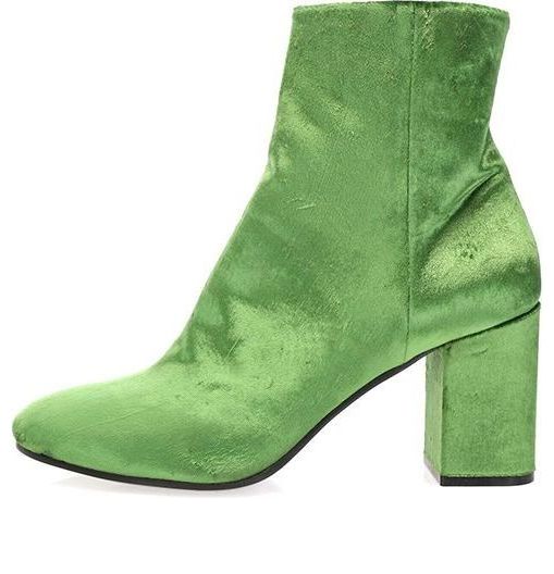 (WMNS) Balenciaga Ville Ankle Boots 'Green' 477243W05803707