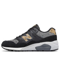 (WMNS) New Balance 580 Series Sneakers Black/Gold WRT580CD