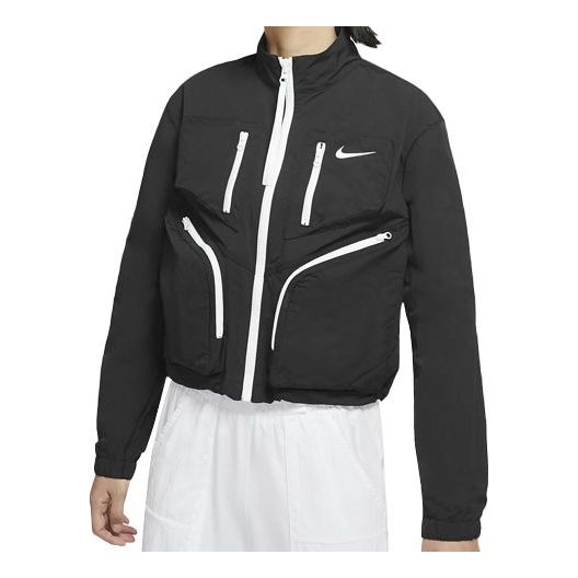 (WMNS) Nike Sportswear Tech Pack Woven Jacket Black CU6037-010