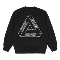 PALACE Outliner Mit Desigher Crew Black Back Triangle Printing Round Neck Unisex P20CS140