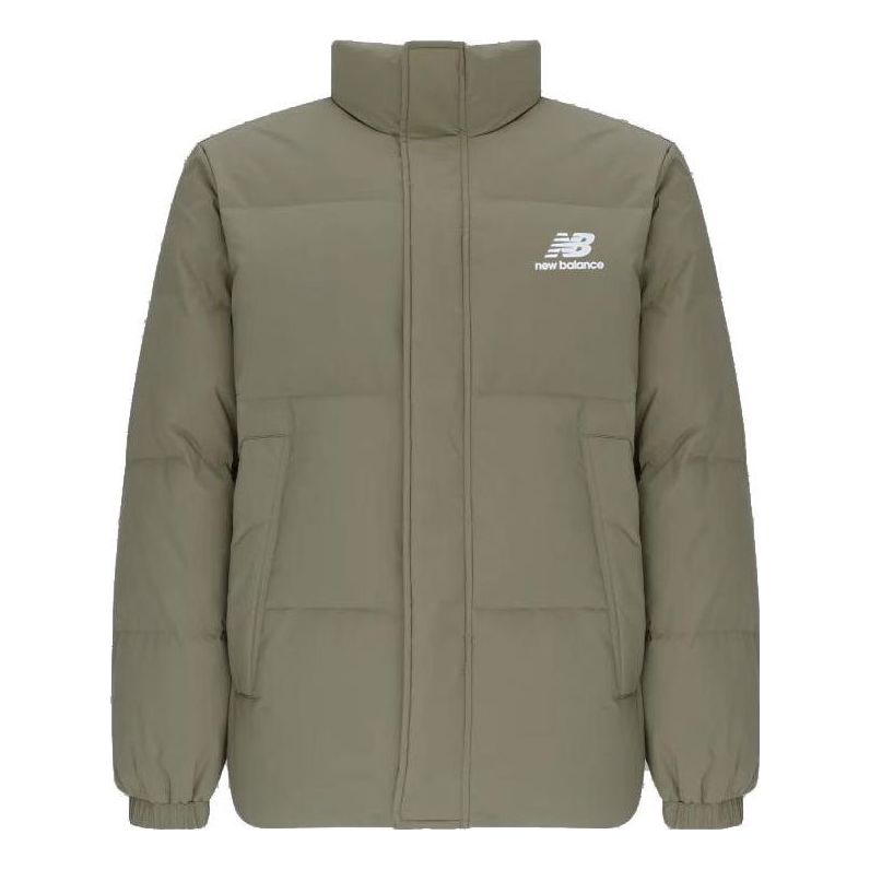 New Balance Logo Sports Down Jackets 'Green' AMJ24359-CGN