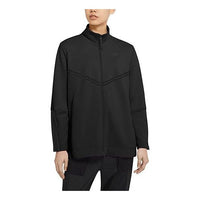 (WMNS) Nike Sportswear Tech Fleece Stand Collar Casual Cozy Black Jacket CW4297-010
